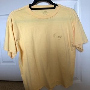 Yellow honey tee